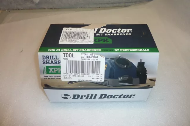 DRILL DOCTOR Drill Bit Sharpener Model XPK 3/32-1/2 15,000rpm Open Box