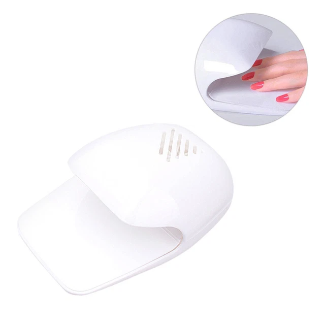 Ventilador de uñas tipo secador de uñas ventiladores secador de uñas portátil para regular (blanco)