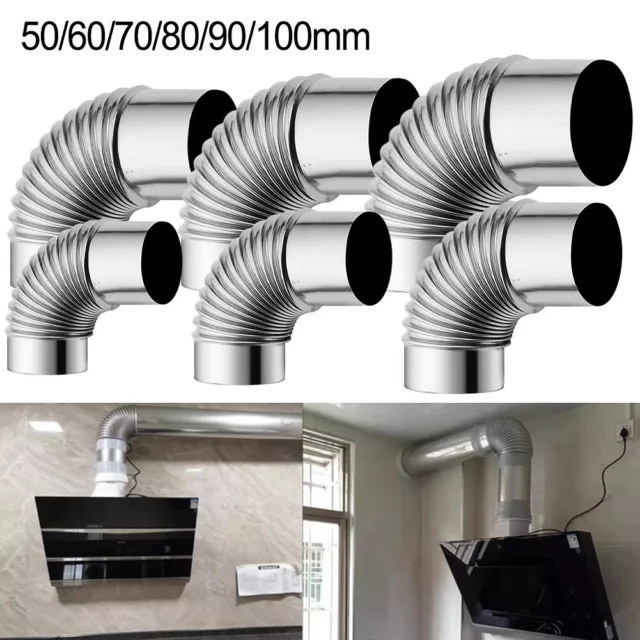 Stove Flue Steel Flue Pipe Elbow Rain Cap Pipes Chimney Liner Flue For Stove