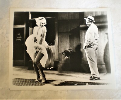 MARILYN MONROE 8"X10" Glossy Photo Image Seven Year Itch Movie Dress Blowing