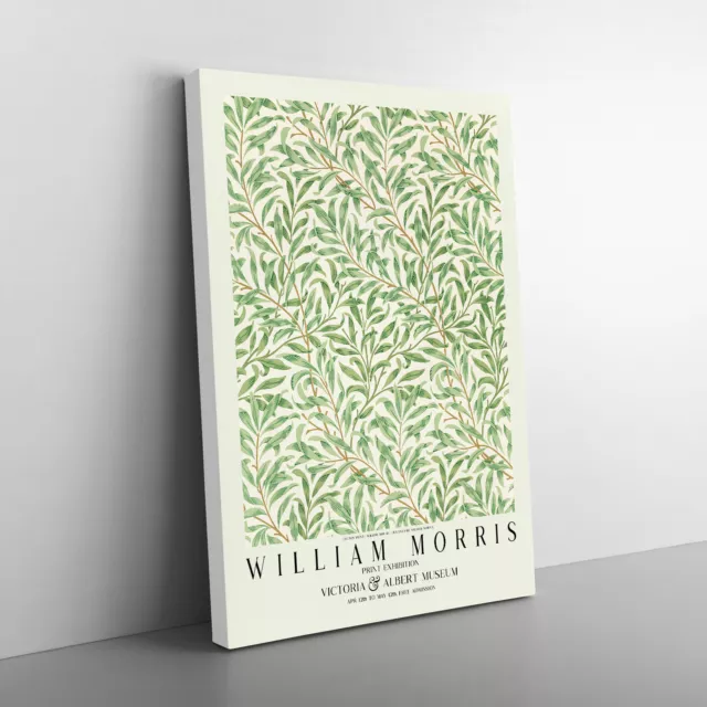 Willow Bough With Border By William Morris Canvas Wall Art Print Framed Picture