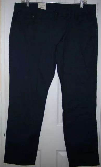 NWT English Laundry  Mens 5 Pocket 40X32  Dress Pants Textured Navy EL  Logo NEW