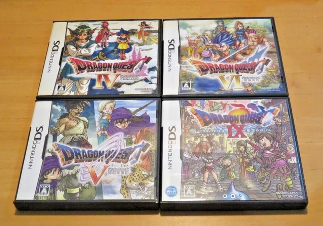LOT 4 DRAGON Quest 4 5 6 9 set Nintendo DS NDS Japan Ver. Tested