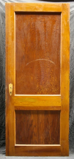 2 avail 30"x78" Antique Vintage Old Solid Wood Wooden Interior Doors 2 Panels