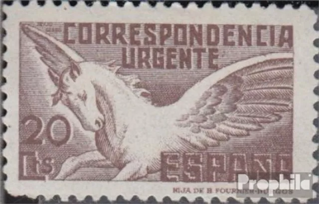 Espagne 781I avec mention neuf 1937 timbre urgent