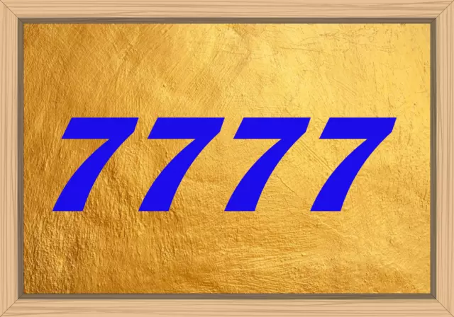 NEW GOLD 7777 BUSINESS EASY MOBILE PHONE NUMBER SIM CARD ee three O2 vodafone