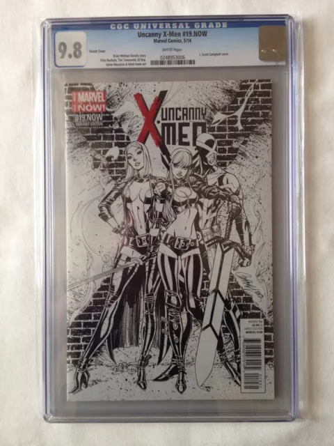 Uncanny X-Men #19.Now - CGC 9.8 - 1:100 J Scott Campbell Sketch Variant
