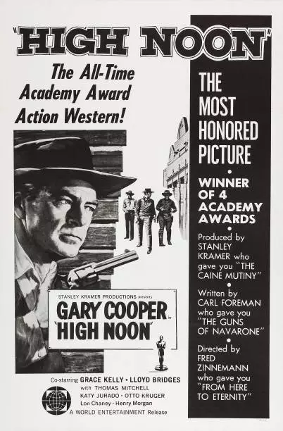 High Noon Poster Gary Cooper 1952 OLD MOVIE PHOTO