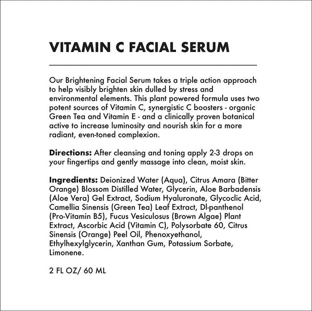 PROVENCE BEAUTY VITAMIN C GLOW Facial Serum Brightening 60ml NATURAL