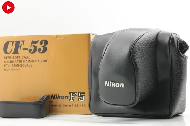 [neuf en boîte] Nikon CF-53 étui en cuir souple véritable pour appareil...
