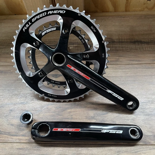 FSA Energy Compact Road Double Crankset 2x10 50/34 175