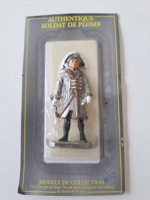 Figurine En Plomb D'art, Soldat Infanterie Russe, 1er Empire, échelle 1:32 (60mm) - Excellent état
