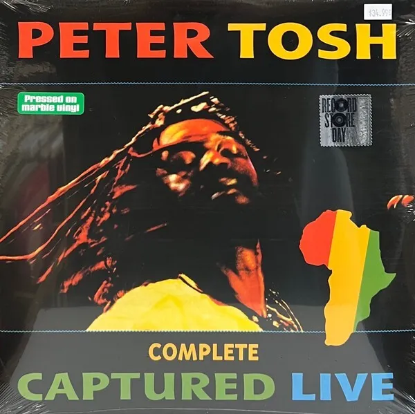 Peter Tosh - Complete Captured Live (RSD 2022)  Orange/Green Vinyl 2LP  NEW