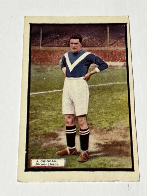 DC Thomson ADVENTURE 1924 Farbfotos von Star-Footballern - J Cringan