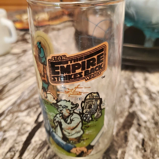 Star Wars Rmpire Strikes Back Luke Burger King Glass 1980