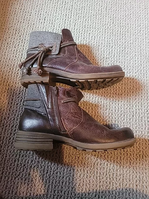 EARTH ORIGINS PORTIA Suede Leather Boots Womens Sz 8 Red Knee High Side Zip 32.99 PicClick