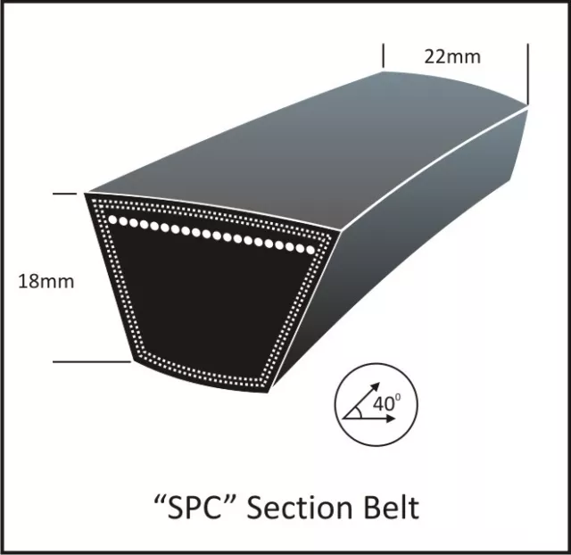 Keilriemen SPC 6700 Lw