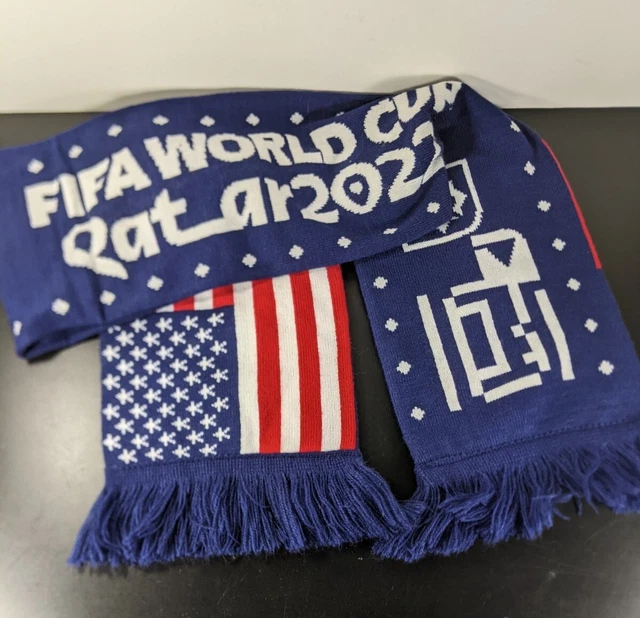 TEAM USA SOCCER Qatar 2022 FIFA World Cup Scarf, 52", Officially