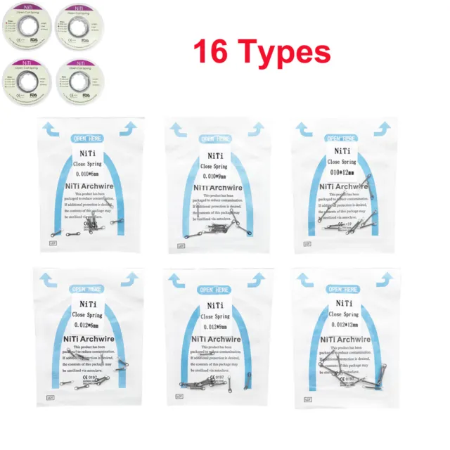 1 Roll Dental Orthodontic Niti Coil Spring Alloy Closed/Open Dia .010/012mm DC