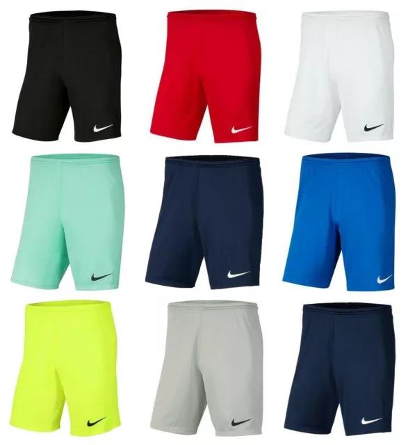 Nike Mens Shorts Dri-FIT Park III Sports Training Gym Football Short Size