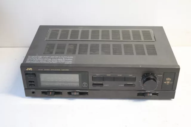 En panne, pas de son (bornier HP cassé)  : Amplicateur HIFI vintage JVC AX-33 BK