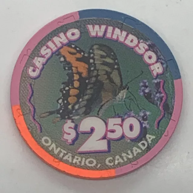 Casino Windsor $2.50 Chip Windsor Ontario Canada - H&C