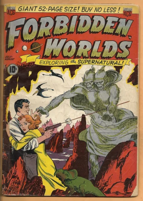 ACG FORBIDDEN WORLDS No. 1 (1951) Al Williamson & Frank Frazetta Art!