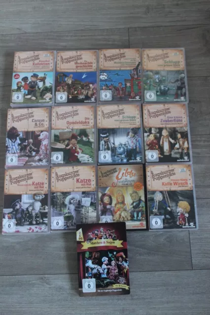 14  Augsburger Puppenkiste DVDs Märchen Weihnachten  Sammlung 