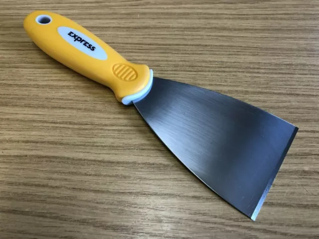 WALL PAPER SCRAPER HEAVY DUTY STAINLESS STEEL 75mm FILLING KNIFE PAINT SCRAPER