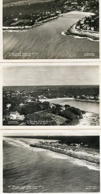 *31426 cpsm set of 3 cards Saint Palais sur Mer