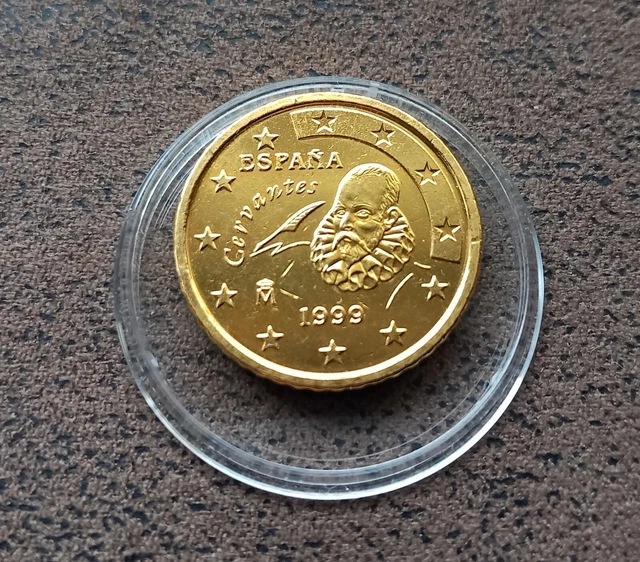 RARITÄT 50 EURO Cent Münze Spanien Cervantes 1999 EUR 40,00 PicClick DE