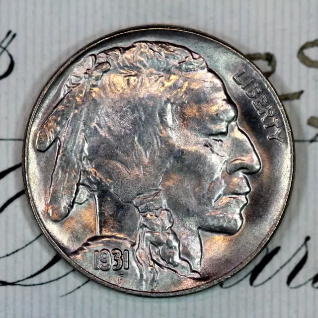 * 1931-S * Superb Gem Bu Ms Buffalo Nickel * From Original Collection