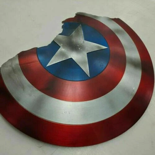 Captain America Schild Replica - Marvel Cosplay Schild Mit Ledergriff