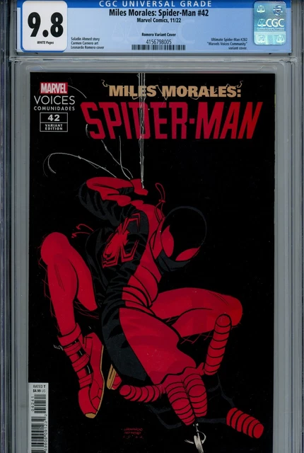 Miles Morales: Spider-Man Vol 2 42 Romero Variant CGC 9.8 (2019)
