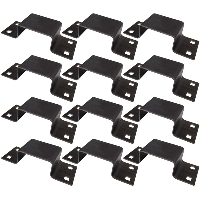 Twelve Bolt-On Stake Pockets for Utility Trailers Stake Bodies Flatbeds B-2373G