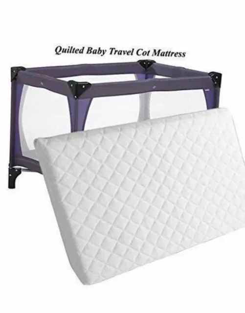 Extra Thick Baby Travel Cot Mattress 100 x 70cm To fit Mother care Made UK UK UK