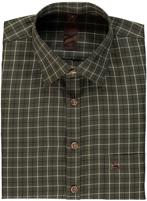 Camicia forestale OS Trachten® ""cervo saltante"" camicia forestale camicia da caccia camicia da caccia NUOVA