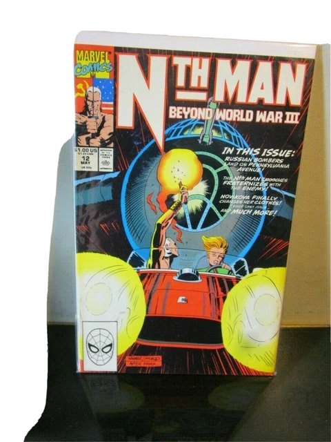 Nth Man The Ultimate Ninja #12 Marvel Comics 1990 Bagged Boarded