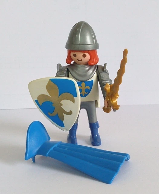 Set Playmobil Vintage Médiéval 4616 (2003) - Prince, Chevalier, Chariot, Cheval - Occasion