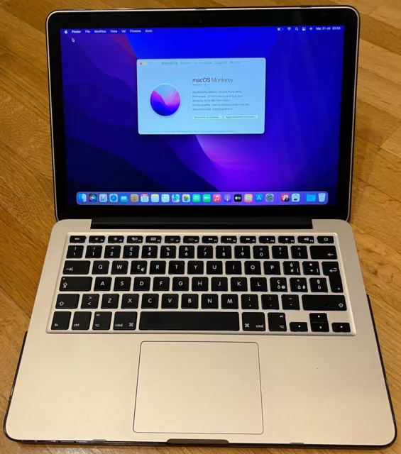 Apple Macbook pro retina 13"  8GB RAM 2,7 GHz Dual Core Intel i5 256GB Grado A
