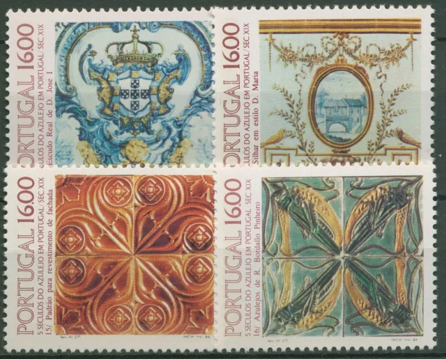 Portugal 1984 500 Jahre Azulejos 1625+1640/41+1644 postfrisch