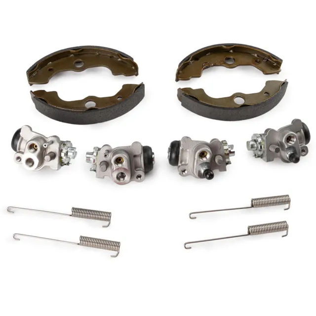 Front Brake Wheel Cylinders W/Shoes Hole Plug Kit for Honda TRX400FW Foreman 400
