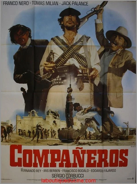 COMPANEROS Affiche Cinéma / Movie Poster Sergio Corbucci Franco Nero