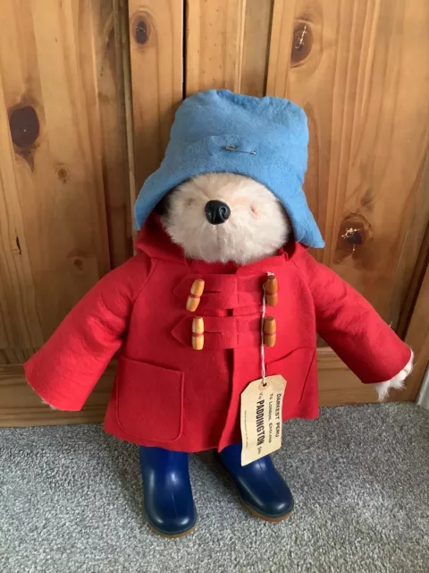 Original 1970’s Vintage Gabrielle Paddington Bear Hat Coat Dunlop Boots Size 4