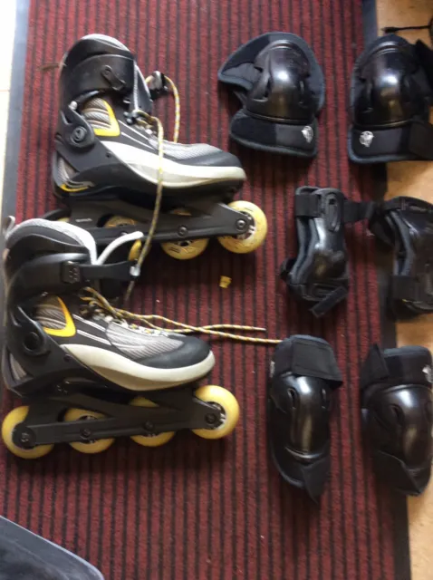 Decathlon roller skate V310 Grey Inline Blades Uk 6.5