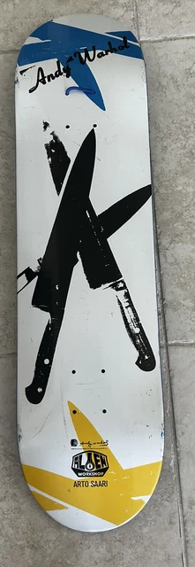 Planche De Skate Alien Workshop Andy Warhol Omar Salazar - Édition Limitée Vintage - Neuf Avec Défaut Mineur