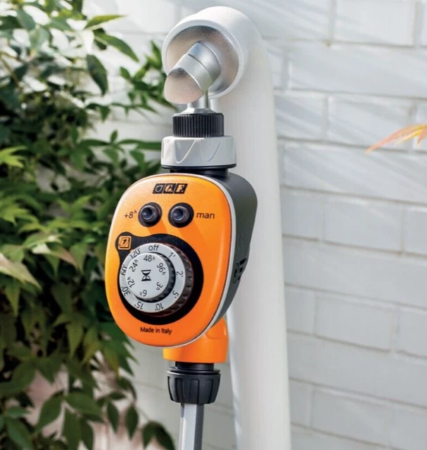 Programmatore Elettronico 3/4'' Irrigazione Programmata Giardino Prato Orto Gf48