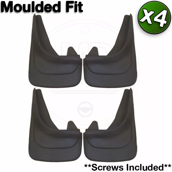 KIA Custom Contour Mud Flaps MOULDED Car MUDFLAPS Front and Rear Set