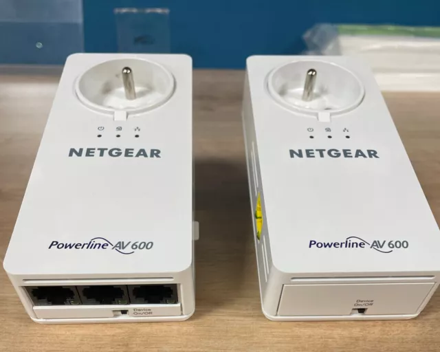 Netgear : Pack de 2 adaptateurs CPL 600 Mbps – XAVB6504 (XAV6501+XAV6504)