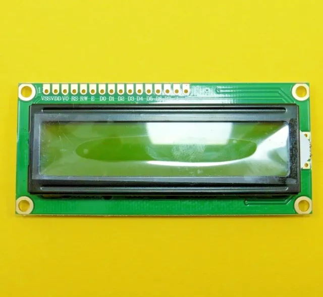 1602 Module 5V LCD Board Green Screen 1602A LCM Black World Display 16x2